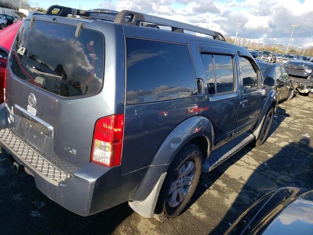 5N1AR18UX5C704182 - 2005 NISSAN PATHFINDER LE BLUE photo 3