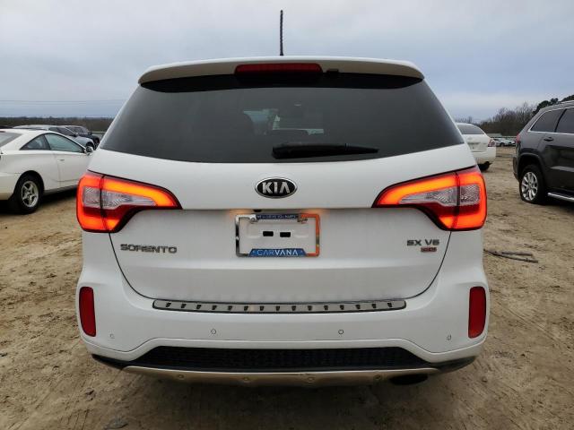 5XYKW4A74EG466347 - 2014 KIA SORENTO SX WHITE photo 6