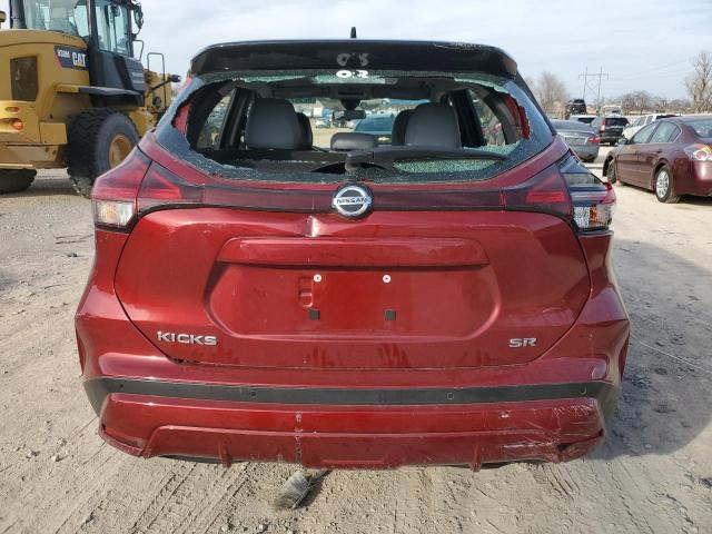 3N1CP5DV7ML541411 - 2021 NISSAN KICKS SR MAROON photo 6