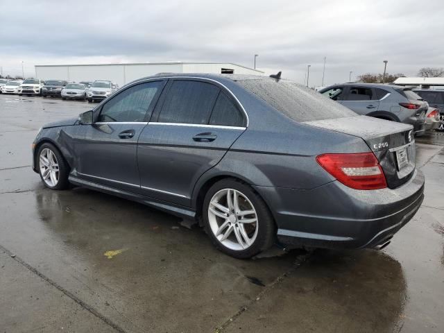 WDDGF4HB5DR292584 - 2013 MERCEDES-BENZ C 250 CHARCOAL photo 2