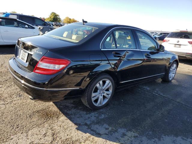 WDDGF81X38F098611 - 2008 MERCEDES-BENZ C 300 4MATIC BLACK photo 3