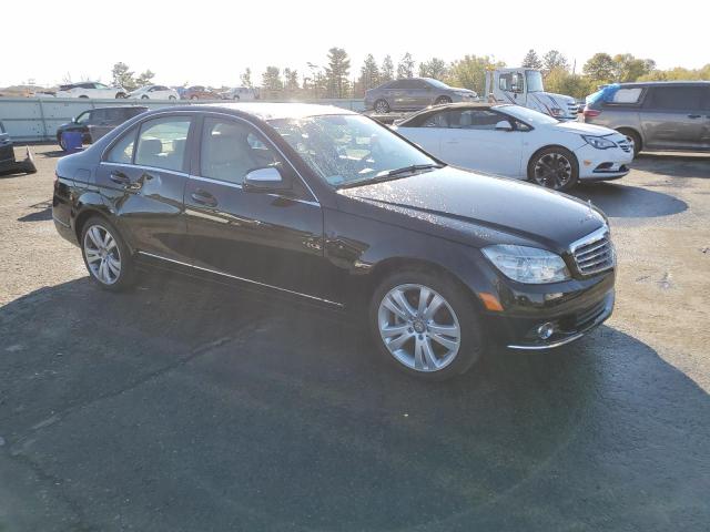 WDDGF81X38F098611 - 2008 MERCEDES-BENZ C 300 4MATIC BLACK photo 4