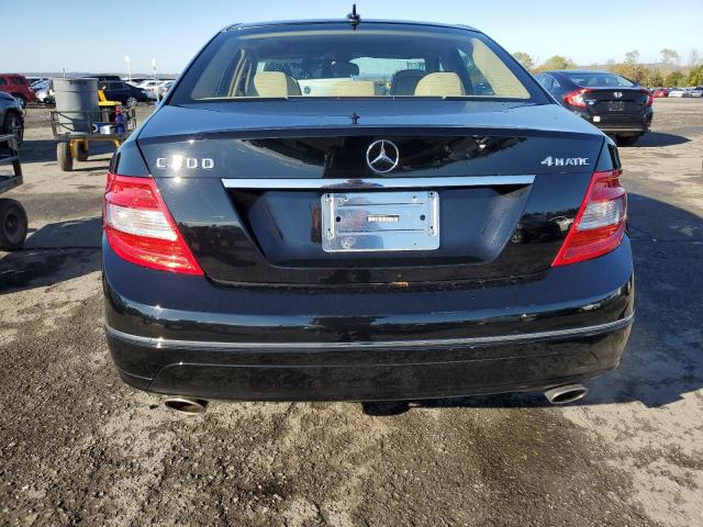 WDDGF81X38F098611 - 2008 MERCEDES-BENZ C 300 4MATIC BLACK photo 6