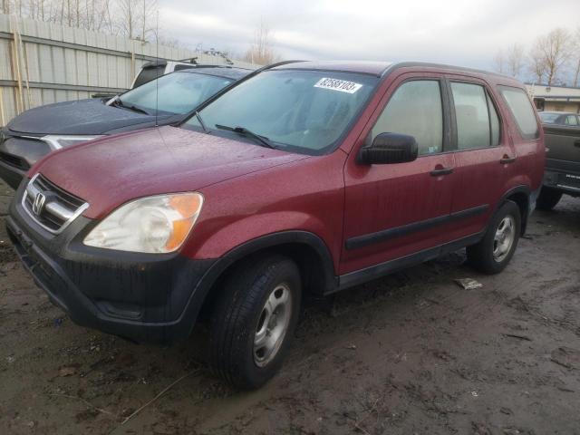 JHLRD78402C050154 - 2002 HONDA CR-V LX RED photo 1