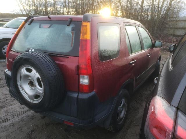 JHLRD78402C050154 - 2002 HONDA CR-V LX RED photo 3