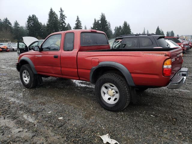 5TESN92N51Z823368 - 2001 TOYOTA TACOMA XTRACAB PRERUNNER წითელი ფოტო 2