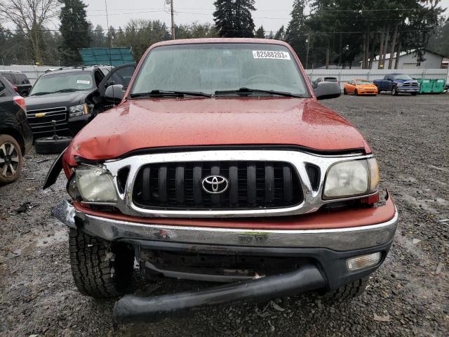 5TESN92N51Z823368 - 2001 TOYOTA TACOMA XTRACAB PRERUNNER წითელი ფოტო 5
