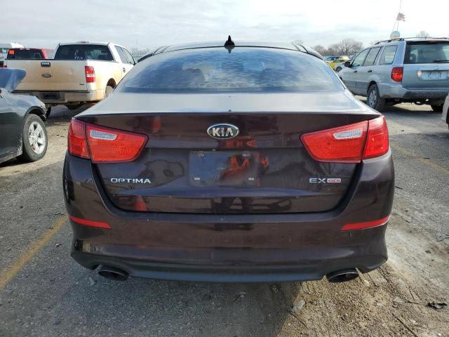 5XXGN4A74EG319409 - 2014 KIA OPTIMA EX BURGUNDY photo 6