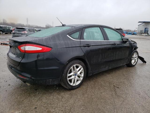 3FA6P0H74DR118412 - 2013 FORD FUSION SE BLACK photo 3