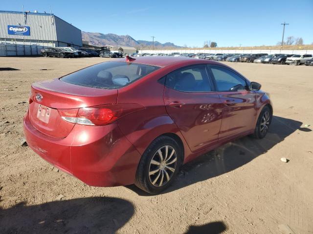 KMHDH4AE2DU719580 - 2013 HYUNDAI ELANTRA GLS RED photo 3