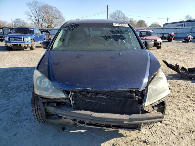 5FNRL38796B107351 - 2006 HONDA ODYSSEY EXL BLUE photo 5