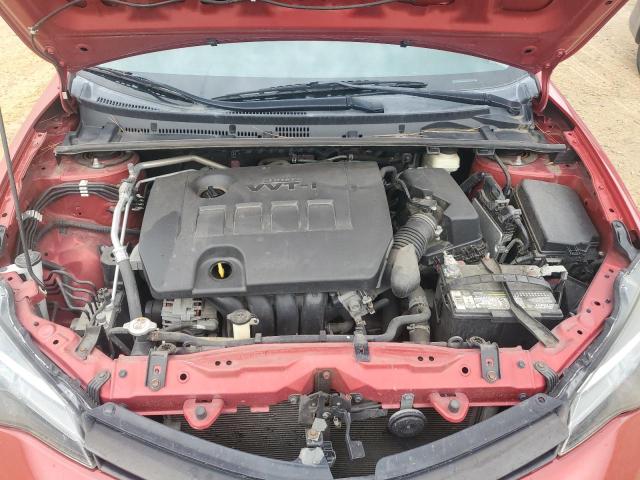 2T1BURHE1KC148202 - 2019 TOYOTA COROLLA L Rot Foto 11