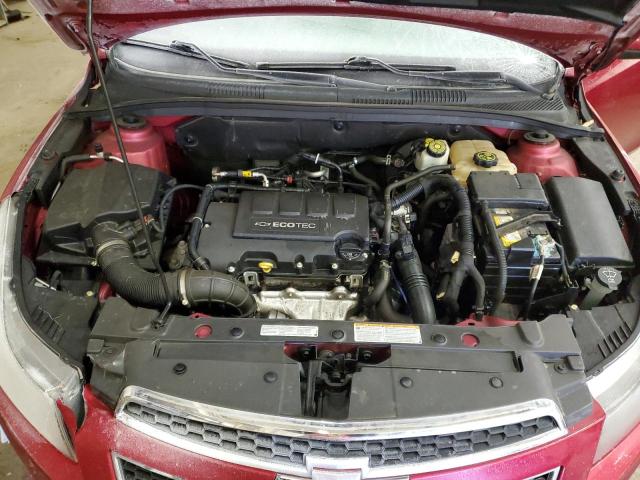 1G1PK5SB3D7306636 - 2013 CHEVROLET CRUZE LT RED photo 11