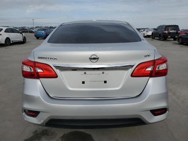 3N1AB7APXHL685130 - 2017 NISSAN SENTRA S SILVER photo 6