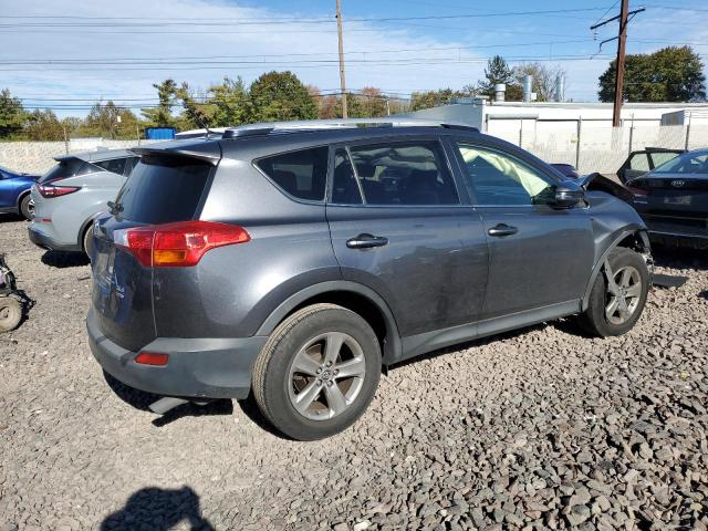JTMRFREV1FD112533 - 2015 TOYOTA RAV4 XLE GRAY photo 3
