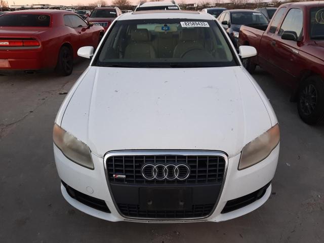 WAUAF78E38A044718 - 2008 AUDI A4 2.0T WHITE photo 5