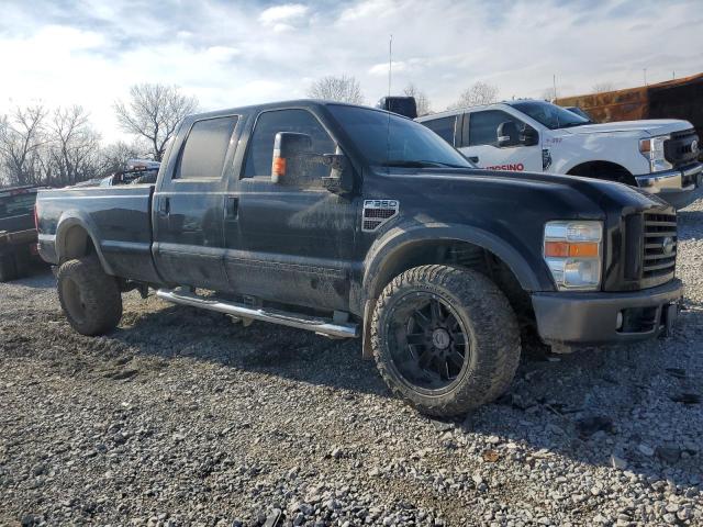 1FTWW31R58EC98048 - 2008 FORD F350 SRW SUPER DUTY BLACK photo 4