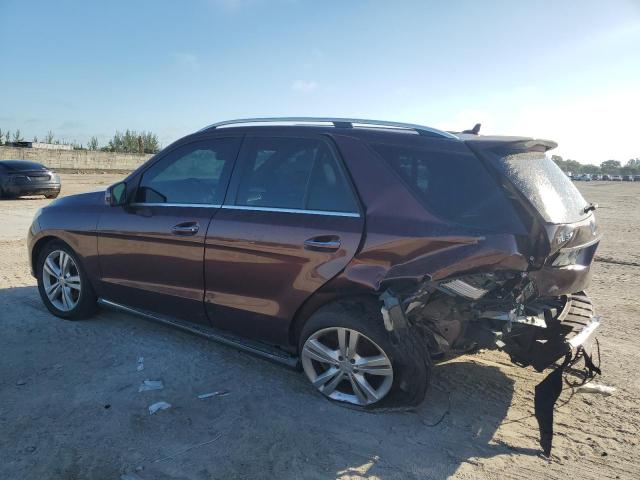 4JGDA5JB8DA135749 - 2013 MERCEDES-BENZ ML 350 BROWN photo 2