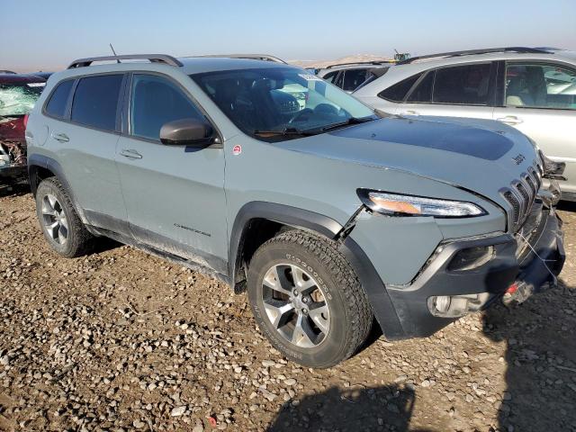 1C4PJMBS8FW705801 - 2015 JEEP CHEROKEE TRAILHAWK GRAY photo 4
