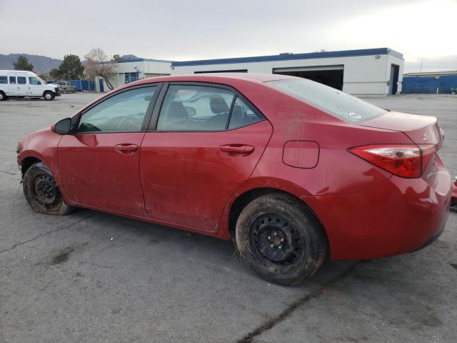 2T1BURHEXHC925470 - 2017 TOYOTA COROLLA L RED photo 2