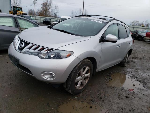 JN8AZ1MU9AW017184 - 2010 NISSAN MURANO S SILVER photo 1