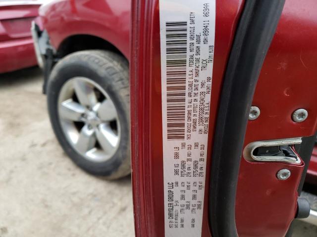 1C6RR7GG8ES434128 - 2014 RAM 1500 SLT MAROON photo 12