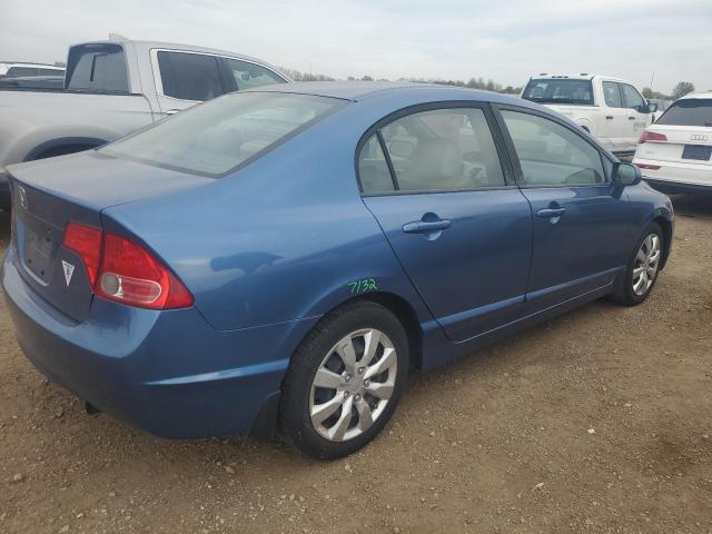 1HGFA16588L016202 - 2008 HONDA CIVIC LX BLUE photo 3