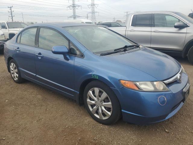1HGFA16588L016202 - 2008 HONDA CIVIC LX BLUE photo 4
