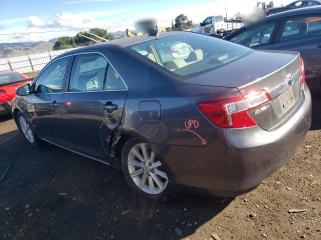 4T1BD1FK2CU026068 - 2012 TOYOTA CAMRY HYBRID GRAY photo 2