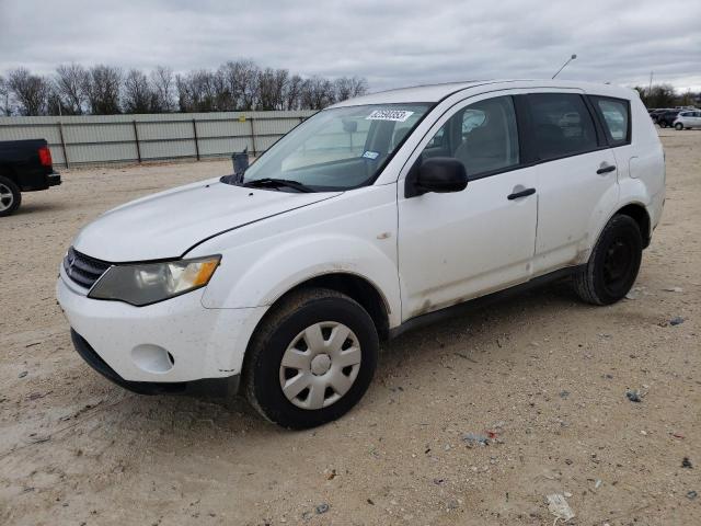 JA4MS31X07Z000962 - 2007 MITSUBISHI OUTLANDER ES WHITE photo 1