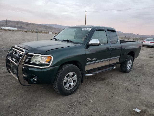 5TBRN34163S364897 - 2003 TOYOTA TUNDRA ACCESS CAB SR5 GREEN photo 1