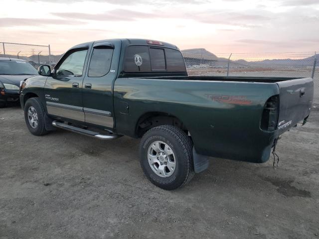 5TBRN34163S364897 - 2003 TOYOTA TUNDRA ACCESS CAB SR5 GREEN photo 2