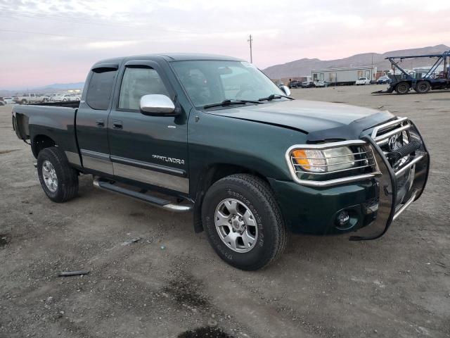 5TBRN34163S364897 - 2003 TOYOTA TUNDRA ACCESS CAB SR5 GREEN photo 4