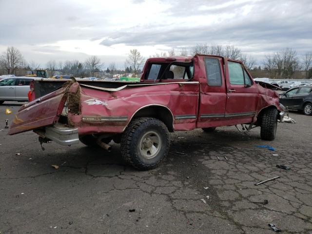 1FTEX14N7SKA77596 - 1995 FORD F150 BURGUNDY photo 3