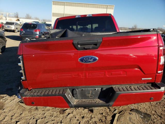 1FTEW1EP4LFB18974 - 2020 FORD F150 SUPERCREW RED photo 6