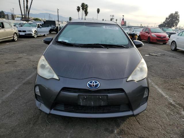 JTDKDTB39C1521576 - 2012 TOYOTA PRIUS C GRAY photo 5