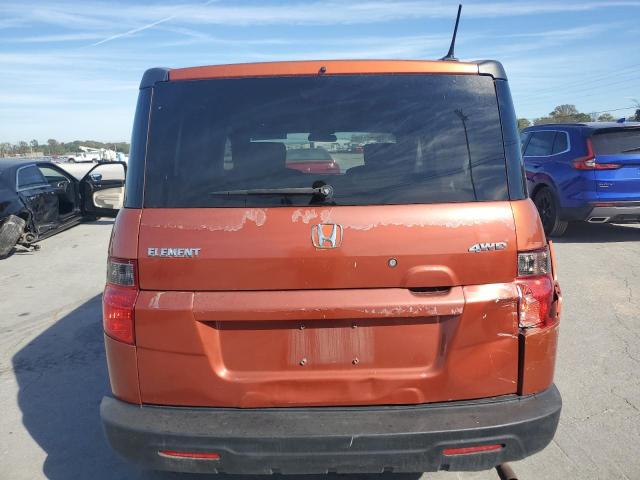 5J6YH2H72AL003257 - 2010 HONDA ELEMENT EX ნარინჯისფერი ფოტო 6