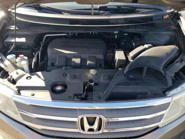 5FNRL5H4XBB079586 - 2011 HONDA ODYSSEY EX TAN photo 12