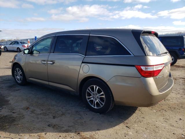 5FNRL5H4XBB079586 - 2011 HONDA ODYSSEY EX TAN photo 2