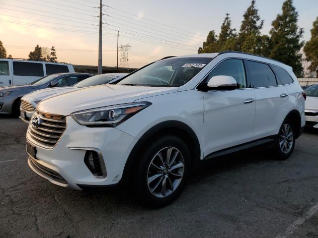 KM8SN4HF9HU166429 - 2017 HYUNDAI SANTA FE SE WHITE photo 1