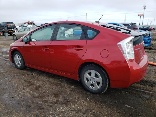 JTDKN3DU2B0281018 - 2011 TOYOTA PRIUS RED photo 2