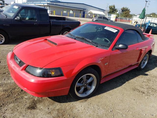 1FAFP45X02F178242 - 2011 FORD MUSTANG GT RED photo 1