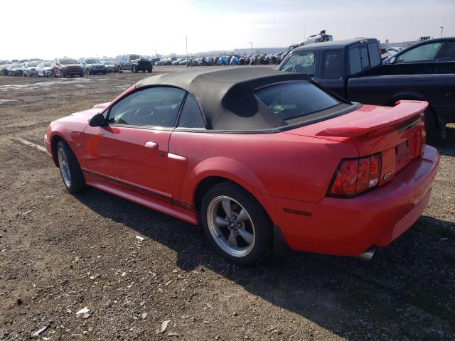 1FAFP45X02F178242 - 2011 FORD MUSTANG GT RED photo 2