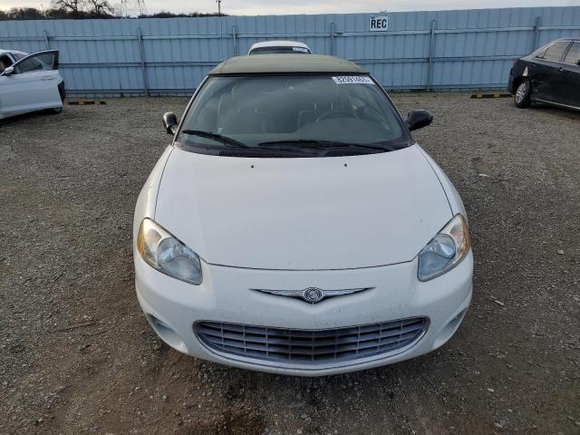 1C3EL45U11N632501 - 2001 CHRYSLER SEBRING LX WHITE photo 5