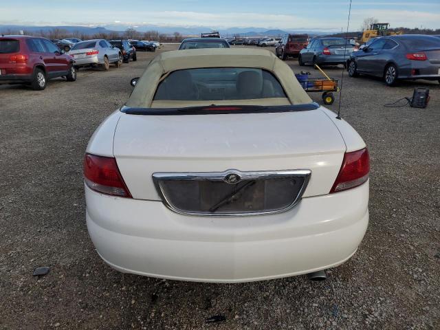 1C3EL45U11N632501 - 2001 CHRYSLER SEBRING LX WHITE photo 6