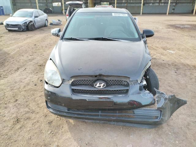 KMHCM36C47U037541 - 2007 HYUNDAI ACCENT GS BLACK photo 5