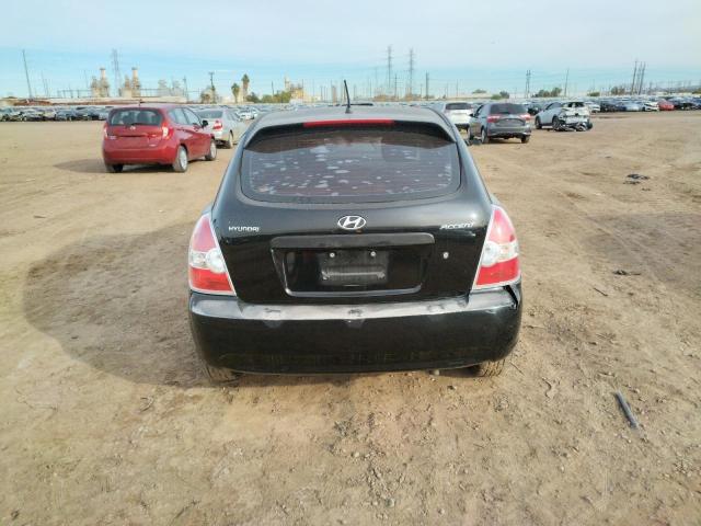 KMHCM36C47U037541 - 2007 HYUNDAI ACCENT GS BLACK photo 6