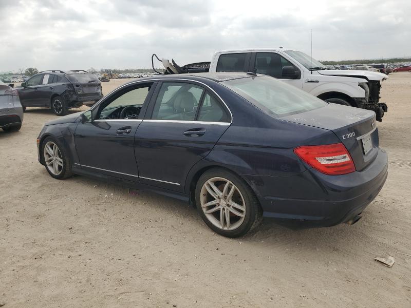 WDDGF8BB7CA621914 - 2012 MERCEDES-BENZ C 300 4MATIC BLUE photo 2