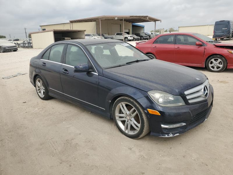WDDGF8BB7CA621914 - 2012 MERCEDES-BENZ C 300 4MATIC BLUE photo 4