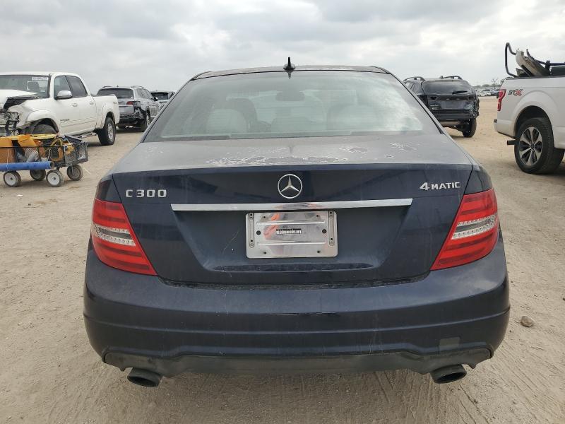 WDDGF8BB7CA621914 - 2012 MERCEDES-BENZ C 300 4MATIC BLUE photo 6